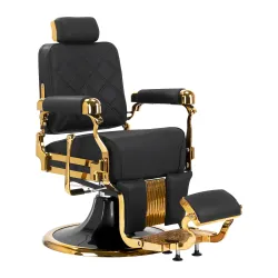 Бръснарски стол Gabbiano Leonardo Gold Black