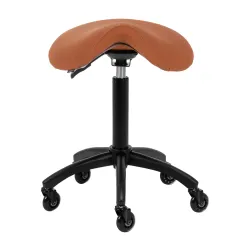 Фризьорски стол Gabbiano D032 кафяв 56/77 см