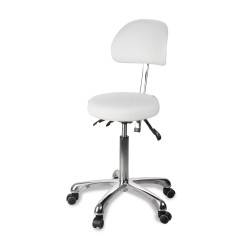 Фризьорска табуретка с облегалка Zin Back 53,5/73,5 см
