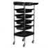 Фризьорска количка Gabbiano FX7  - 40 х 30 х 95 см - черна