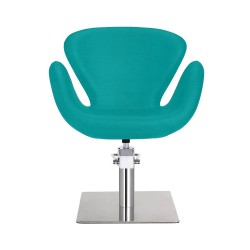 Фризьорски стол Cloe - Turquoise
