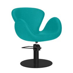 Фризьорски стол Cloe - Turquoise